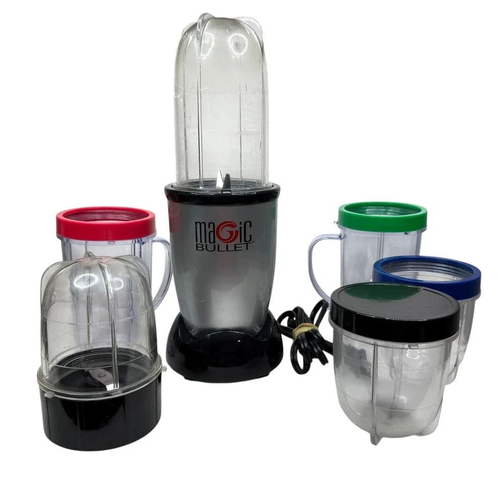 Magic Bullet MB1001 Blender System 250W with Multiple Cups & Blades Tested Works